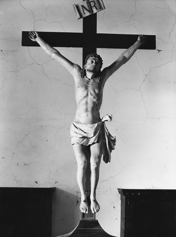 Cristo crocifisso (scultura) - ambito laziale (sec. XIX)