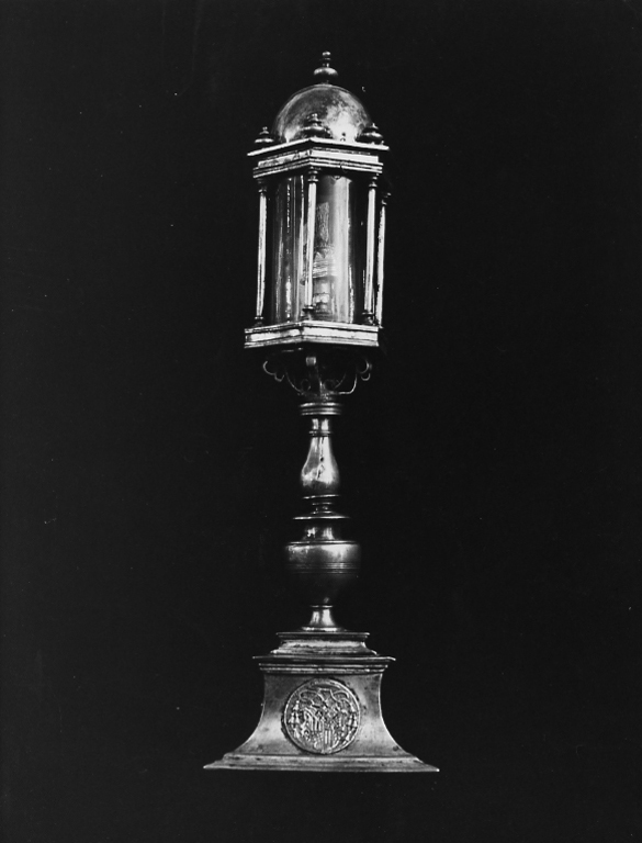 reliquiario architettonico - a tempietto - ambito laziale (inizio sec. XVI, sec. XIX)