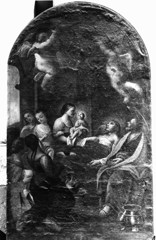 nascita di Maria Vergine (pala d'altare) - ambito laziale (seconda metà sec. XVIII)