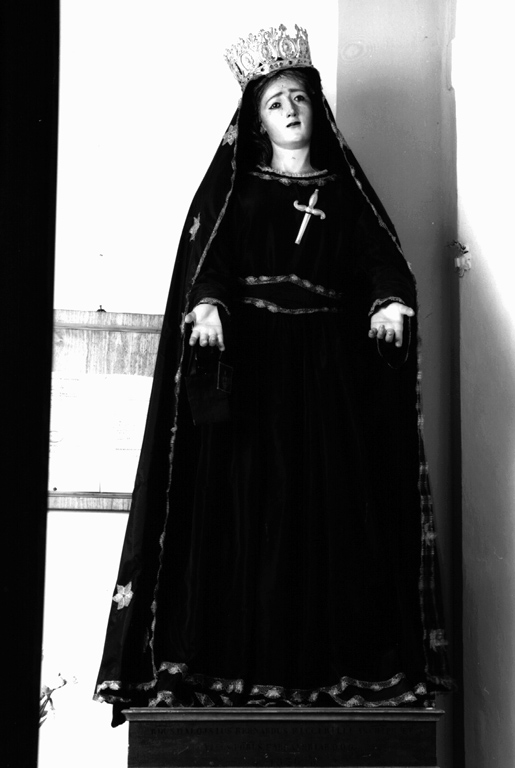 Madonna Addolorata (statua) - ambito laziale (sec. XIX)