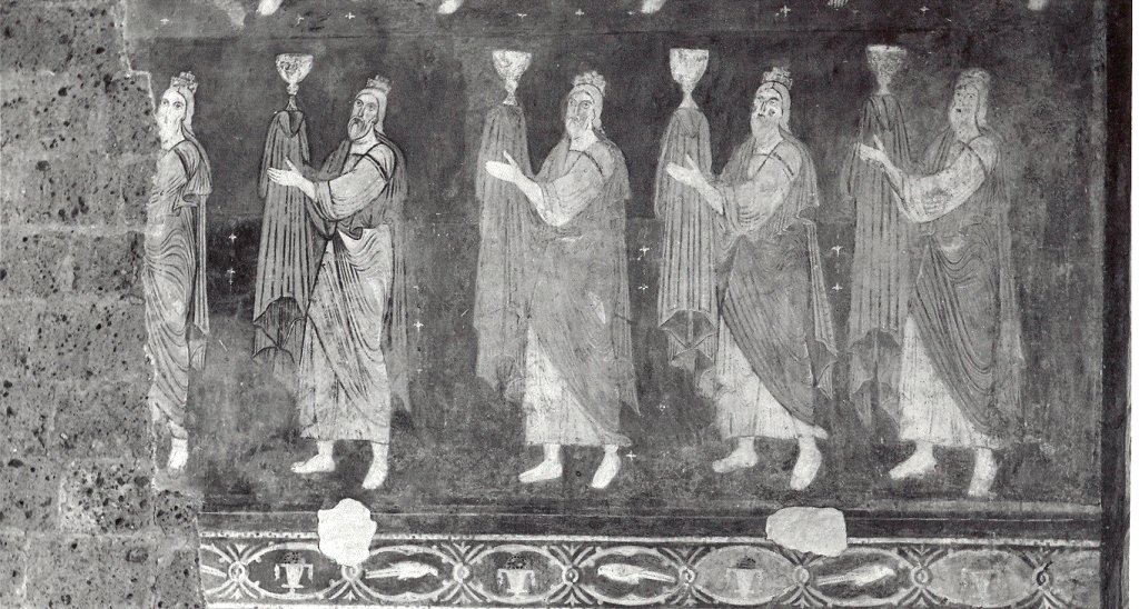 i ventiquattro seniori dell'Apocalisse (dipinto) di Giovanni, Stefano, Nicola (sec. XI)