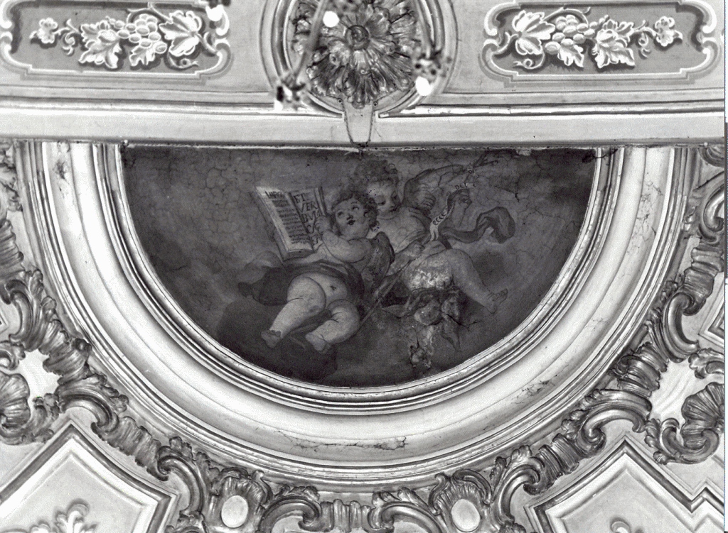 angeli con i simboli di San Giovanni Battista e San Giovanni Evangelista (dipinto) - ambito Italia meridionale (seconda metà sec. XVIII)