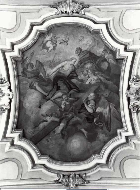 Trinità e angeli (dipinto) - ambito napoletano (seconda metà sec. XVIII)