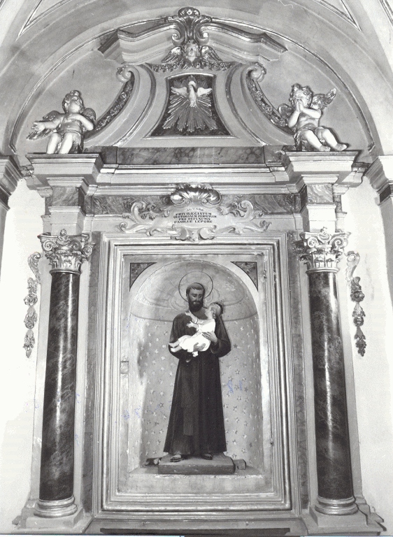 mostra architettonica d'altare - ambito laziale (seconda metà sec. XVIII)