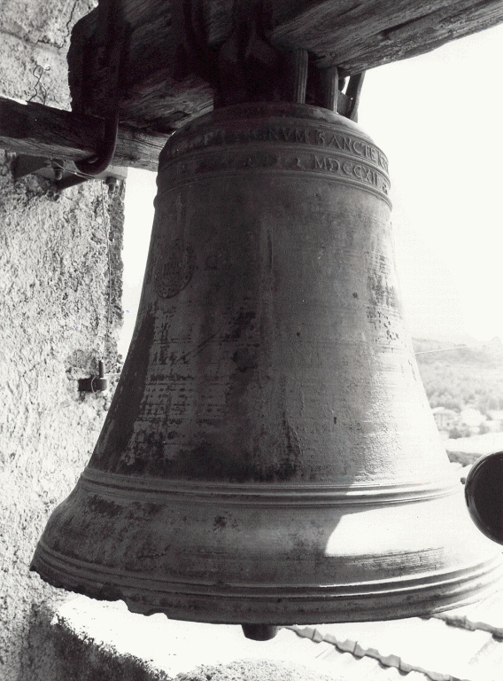 campana da chiesa - ambito laziale (sec. XVIII)