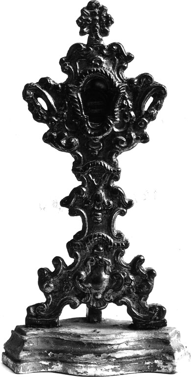 reliquiario - a ostensorio - ambito laziale (seconda metà sec. XVIII)