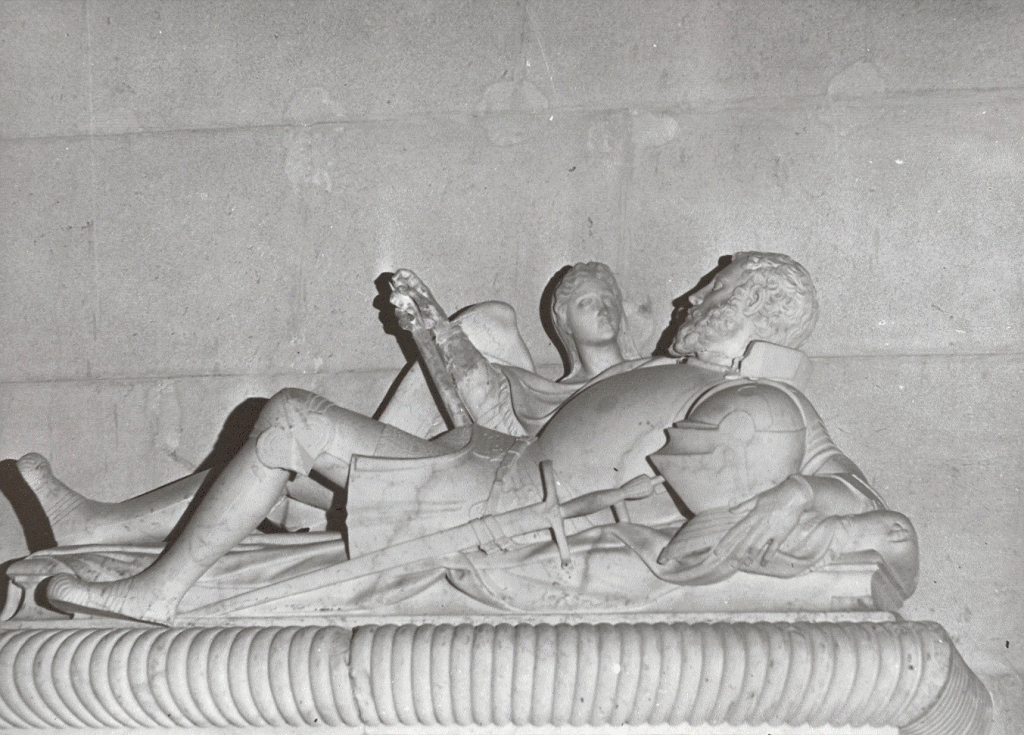 Guido Fieramosca e una Vittoria (scultura) di Marliano Giovanni da Nola (sec. XVI)