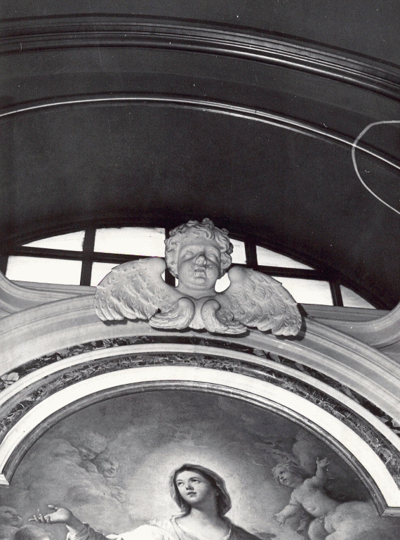 testa di cherubino (scultura) di Fanzago Cosimo (bottega) (fine/inizio secc. XVII/ XVIII)