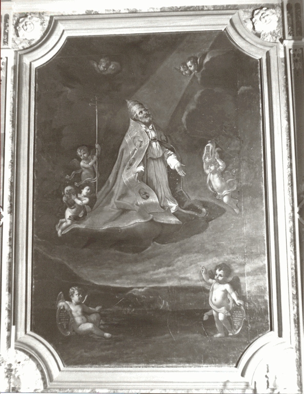 gloria di San Vittore (dipinto) - ambito romano (sec. XVII, sec. XVIII)