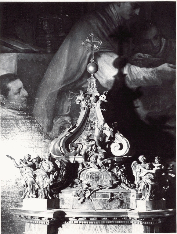 tabernacolo - a tempietto di Canevari Antonio, Salvi Nicola (sec. XVIII)