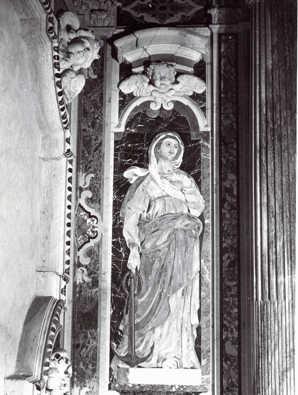 Speranza (decorazione a intarsio) di Fanzago Cosimo (bottega) (seconda metà sec. XVII)