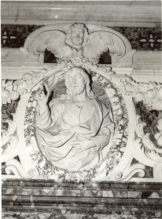 busto di Cristo benedicente (scultura) di Campi Paolo (primo quarto sec. XVIII)