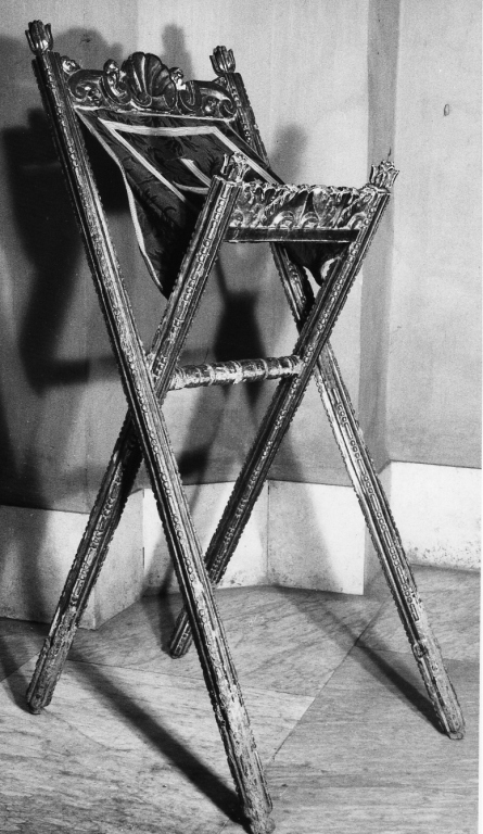 leggio pieghevole - ambito laziale (sec. XIX)