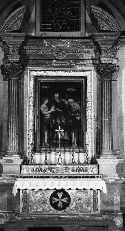 altare - ambito laziale (sec. XVII)
