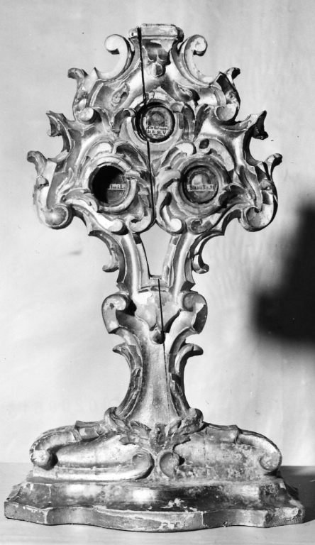 reliquiario - ambito laziale (seconda metà sec. XVIII)