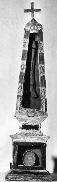 reliquiario - ambito laziale (inizio sec. XIX)