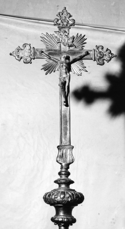 croce processionale - ambito laziale (prima metà sec. XIX)