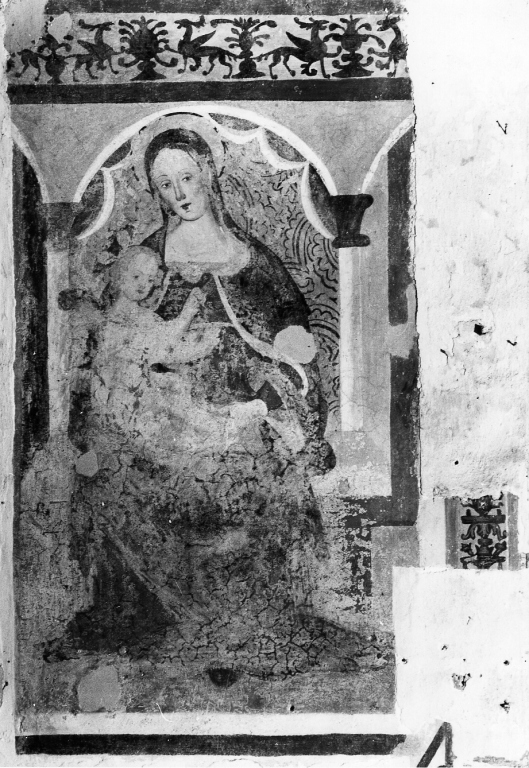 Madonna con Bambino (dipinto) - ambito laziale (sec. XVI)