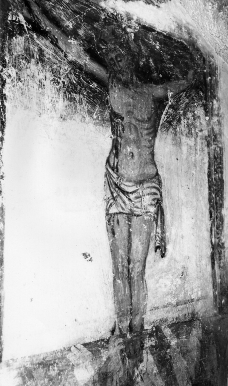 Cristo crocifisso (dipinto) - ambito laziale (sec. XVII)