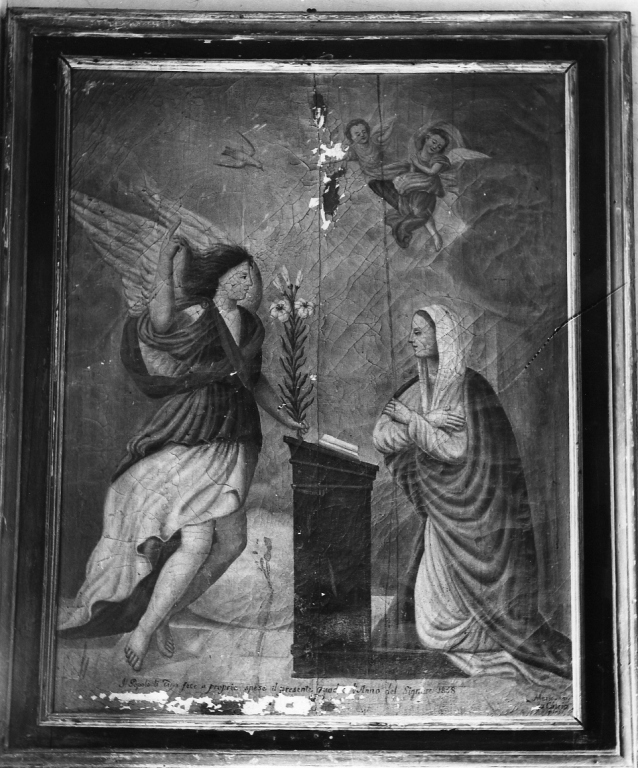 Annunciazione (dipinto) di Marj Mario da Cascia (sec. XIX)