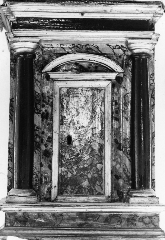 tabernacolo - a tempietto - ambito laziale (sec. XVIII)