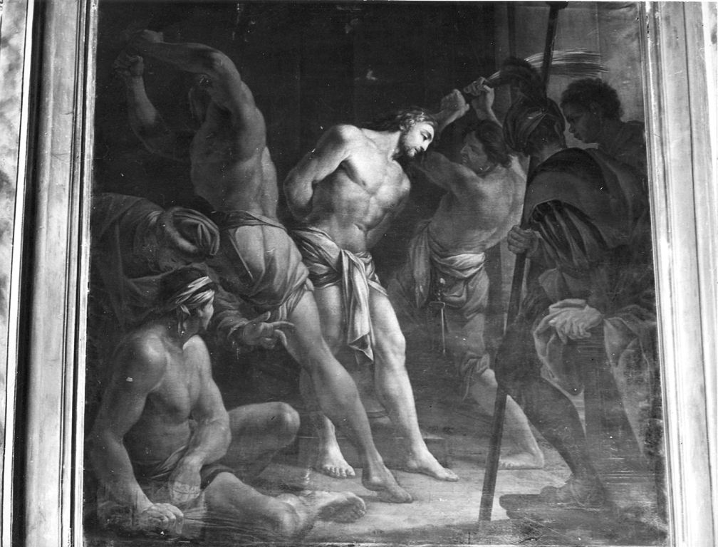 flagellazione di Cristo (dipinto, pendant) di Viscardi Joseph (sec. XVIII)