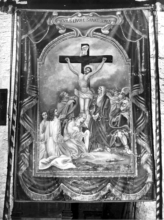 stendardo processionale di Antonelli M. P (fine sec. XIX)