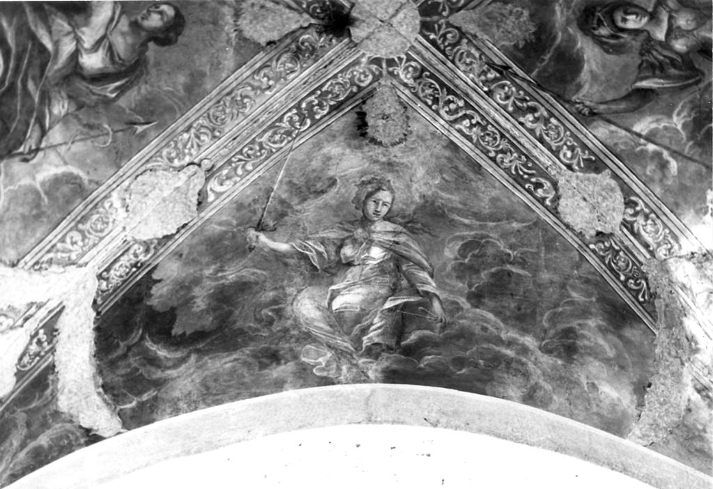 soffitto dipinto - ambito laziale (sec. XVIII)