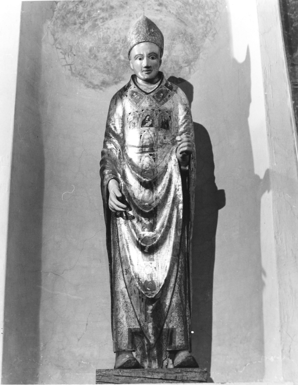 San Biagio (scultura) - ambito senese (sec. XIV)
