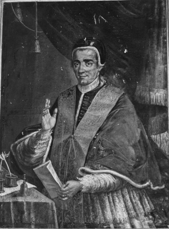 ritratto di papa Clemente XIV (dipinto) - ambito laziale (sec. XVIII)