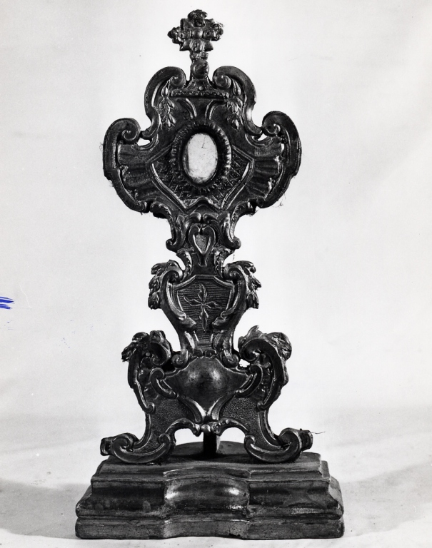 reliquiario-ostensorio - bottega Italia centrale (sec. XVIII)