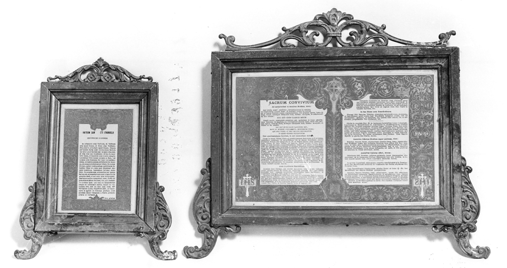 motivi decorativi vegetali e a volute (servizio di cartagloria) - bottega laziale (sec. XIX)