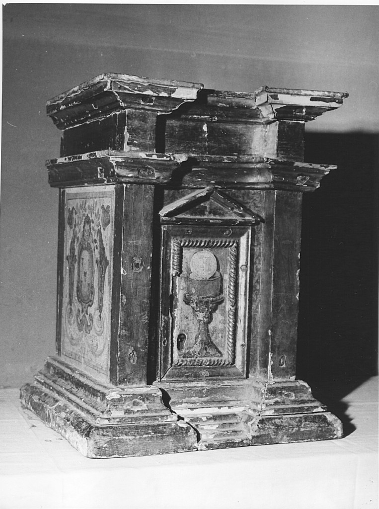 tabernacolo - a tempietto - ambito laziale (sec. XVII)