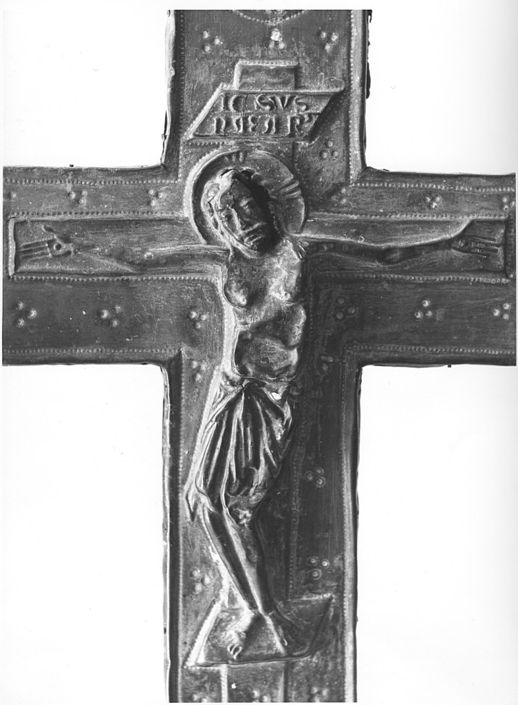 croce processionale - ambito teramano (secc. XIII/ XIV)