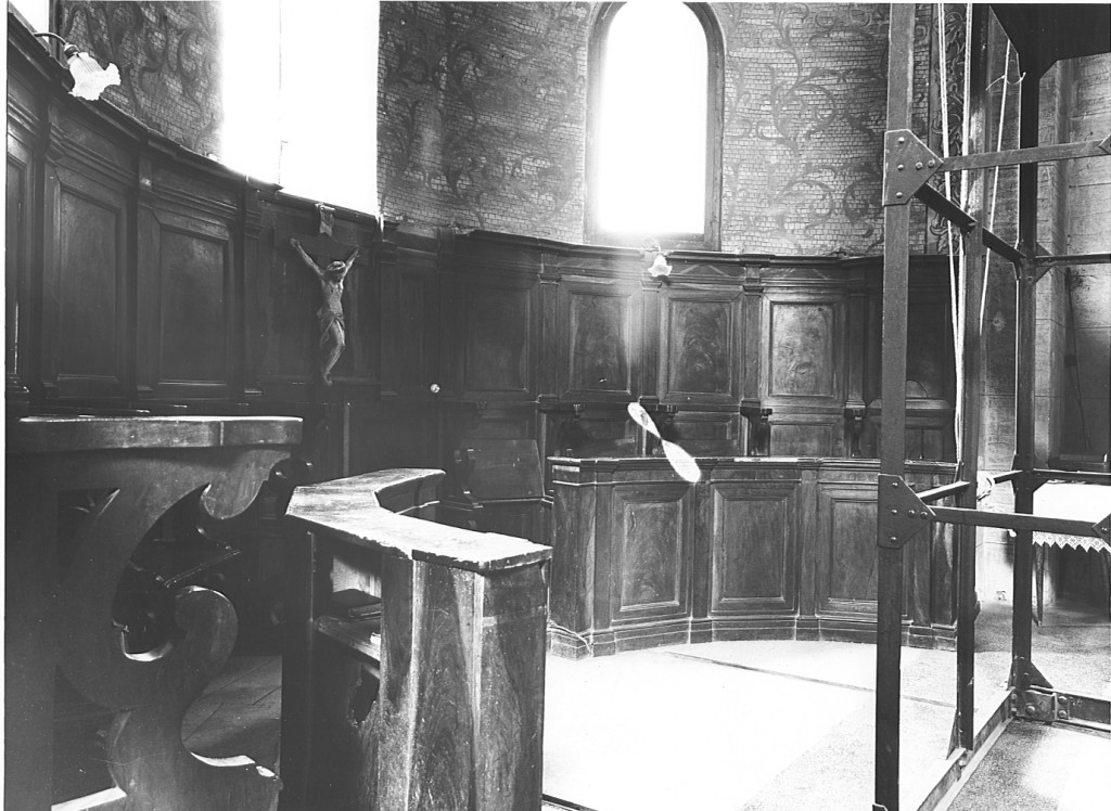 stalli del coro - ambito laziale (sec. XVIII)