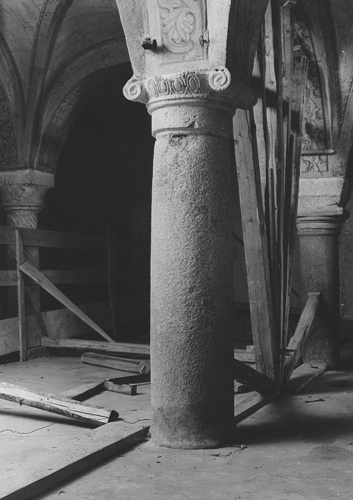 capitello di colonna - ambito laziale (sec. XI)