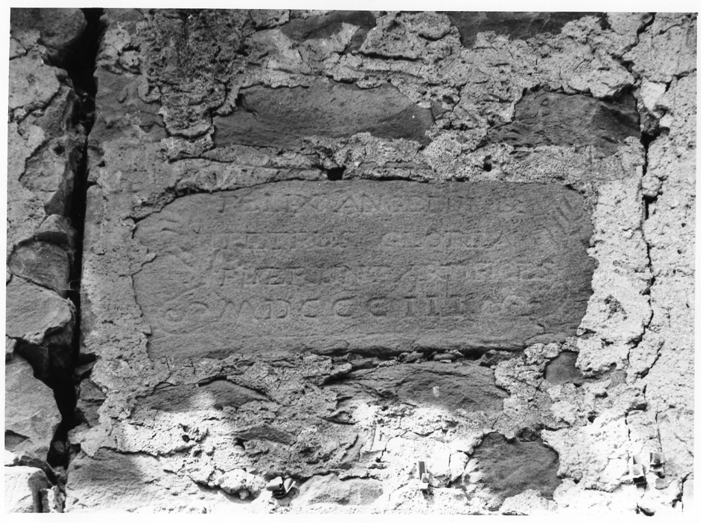 lapide - ambito reatino (sec. XIX)