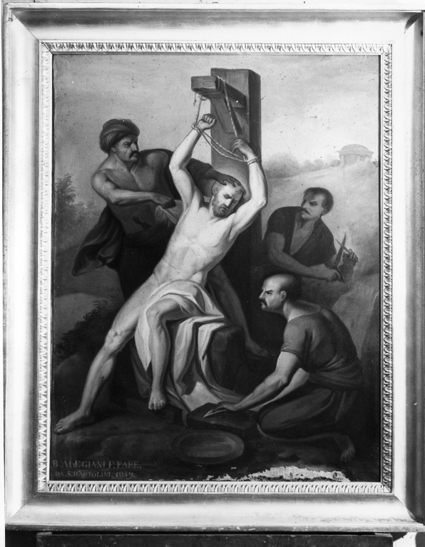 martirio di San Bartolomeo (dipinto) di Bartolini Stanislao (attribuito) (sec. XIX)