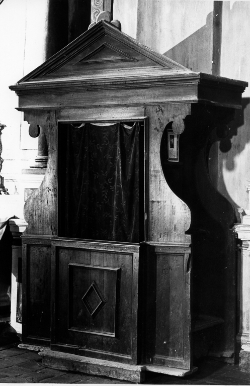 confessionale - ambito reatino (sec. XVII)