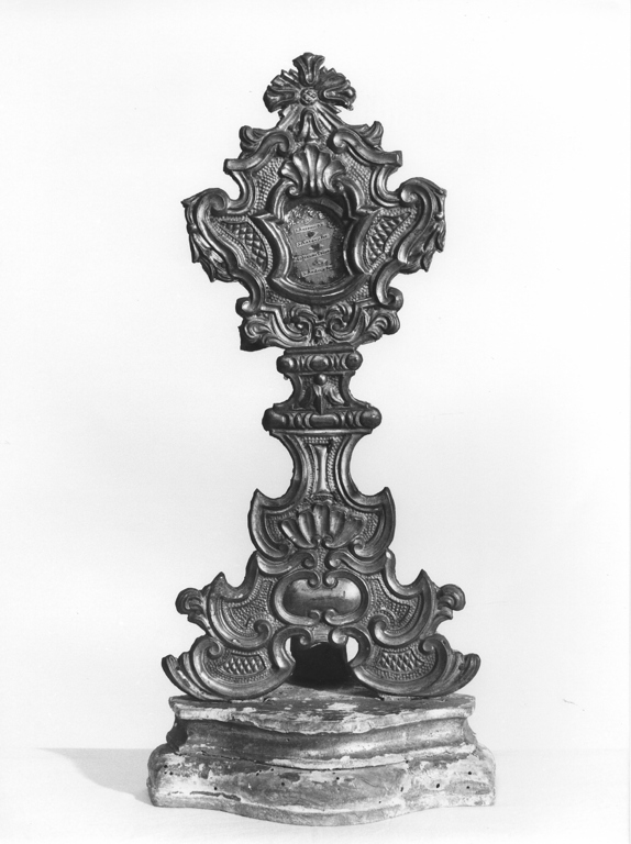 reliquiario - a ostensorio - ambito reatino (sec. XIX)