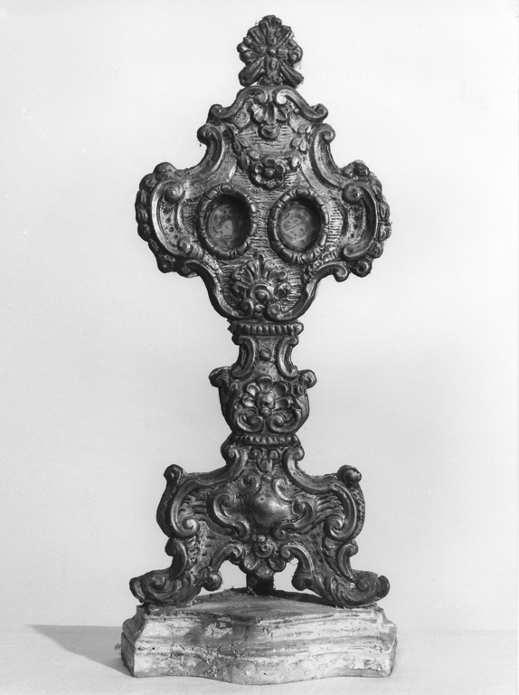 reliquiario - a ostensorio - ambito reatino (sec. XVIII)