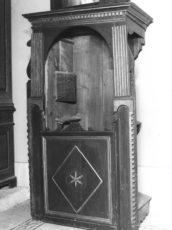 confessionale - ambito reatino (sec. XIX)