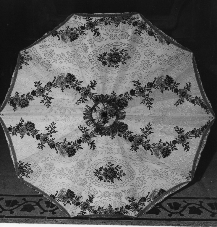 ombrellino processionale - ambito reatino (sec. XIX)