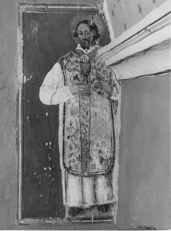 Santo (dipinto, elemento d'insieme) - ambito reatino (prima metà sec. XVII)