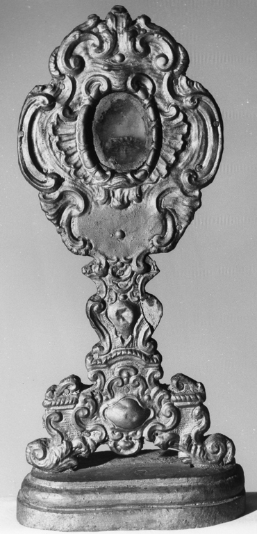 reliquiario - a ostensorio - ambito reatino (sec. XVIII)
