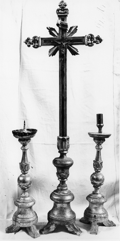 servizio d'altare, insieme - ambito reatino (sec. XIX)