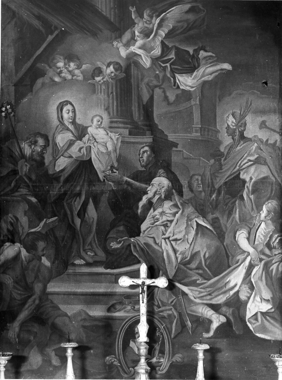 adorazione dei Re Magi (dipinto) - ambito laziale (sec. XVIII)