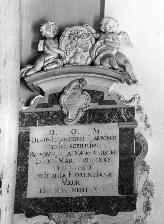 monumento funebre - ambito laziale (sec. XVIII)