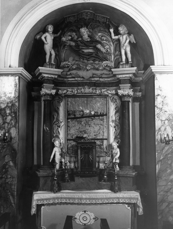 altare - a edicola - ambito reatino (fine sec. XVIII)