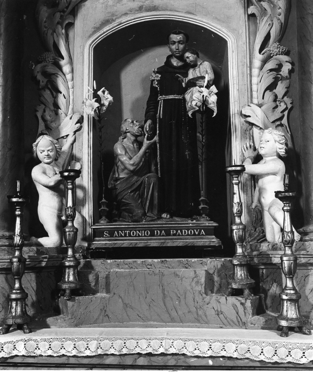 Sant'Antonio da Padova (statua) - ambito laziale (fine sec. XIX)